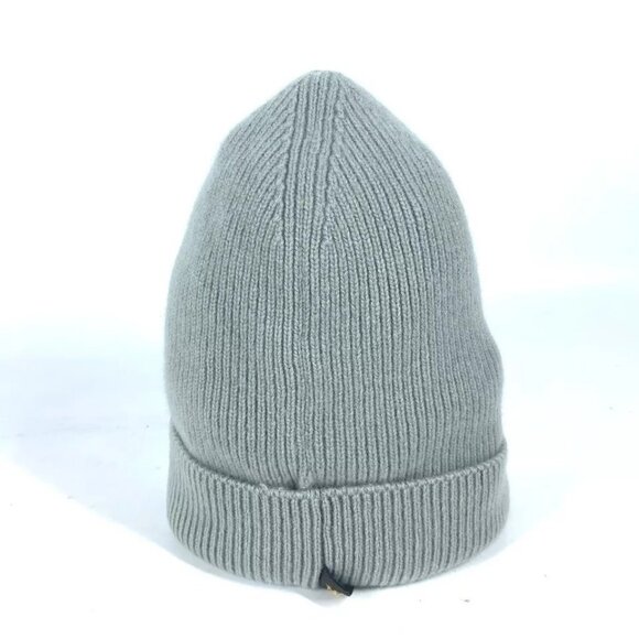 LOUIS VUITTON logo beanie hat knit hat knit cap Knit hat Cashmere GreenBased - Picture 8 of 15